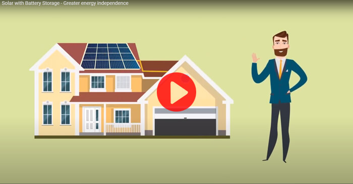 Solar with Battery Storage – Greater energy independence