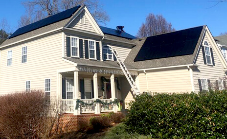 Mark enjoys surplus power after switching to solar