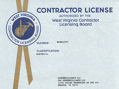 West Virginia 2023 Contractor License